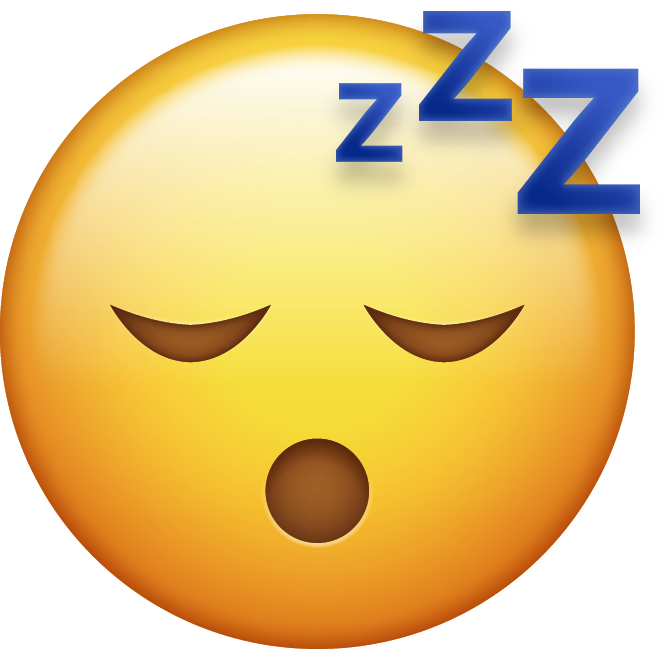 Sleeping Emoji Free Icon PNG Image