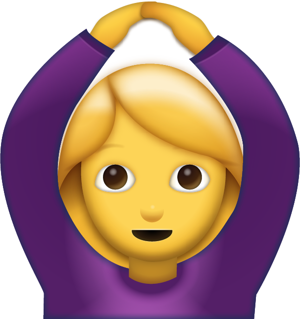 Woman Saying Yes Emoji Icon Free Photo PNG Image