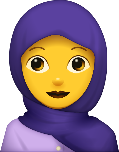 Woman With Hijab Emoji Free Icon PNG Image