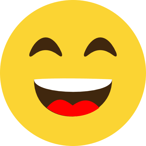 Grinning Face With Smiling Eyes Emoji PNG Image