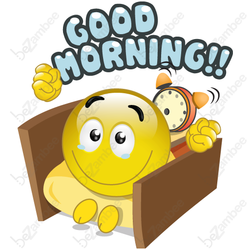 Emoticon Good Smiley Morning Emoji Free Download Image PNG Image