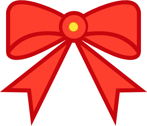 Christmas Ribbon Color PNG Image