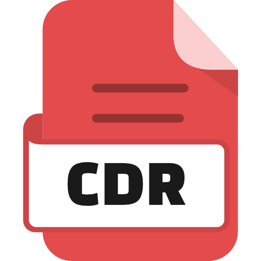 File Cdr Color Red PNG Image