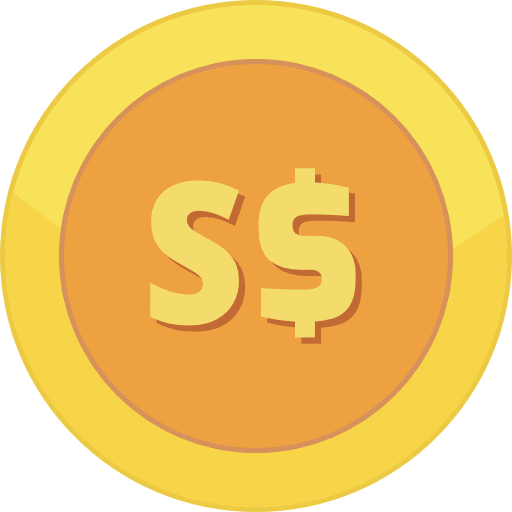 Gold Coin Singapore Dollar PNG Image