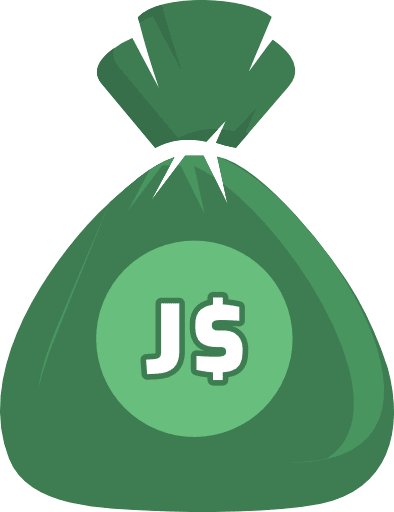 Money Bag Jamaican Dollar Color PNG Image