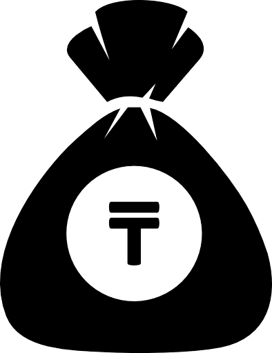 Money Bag Kazakhstani Tenge PNG Image