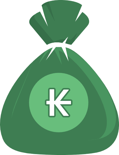 Money Bag Laos Kip Color PNG Image