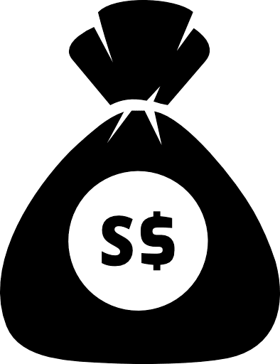 Money Bag Singapore Dollar PNG Image