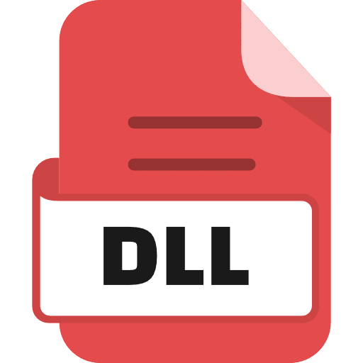 File Dll Color Red PNG Image