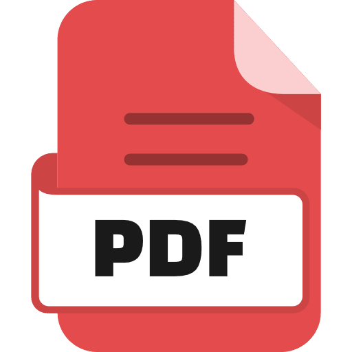 File Pdf Color Red PNG Image