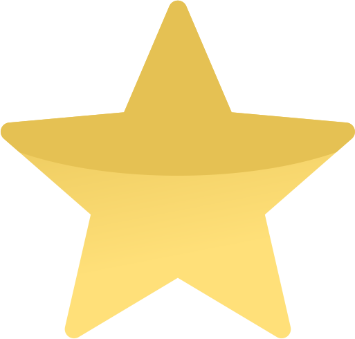 Gold Star PNG Image