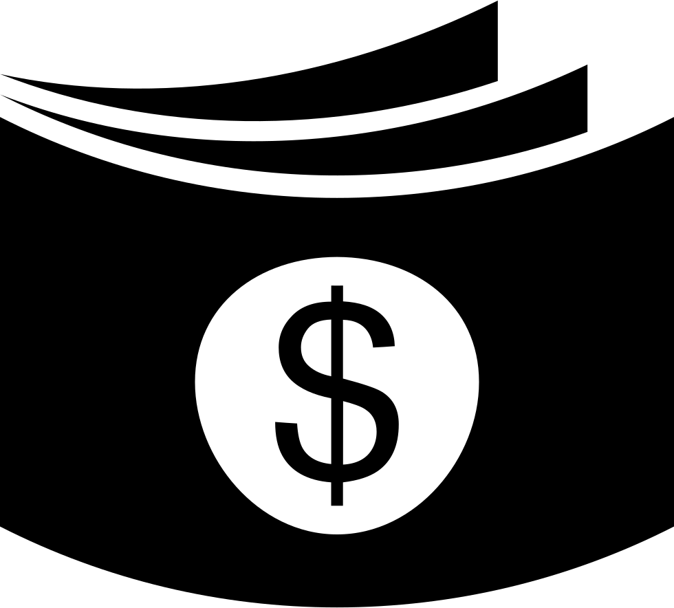 Silhouette Banknote Icons Money Computer Logo PNG Image