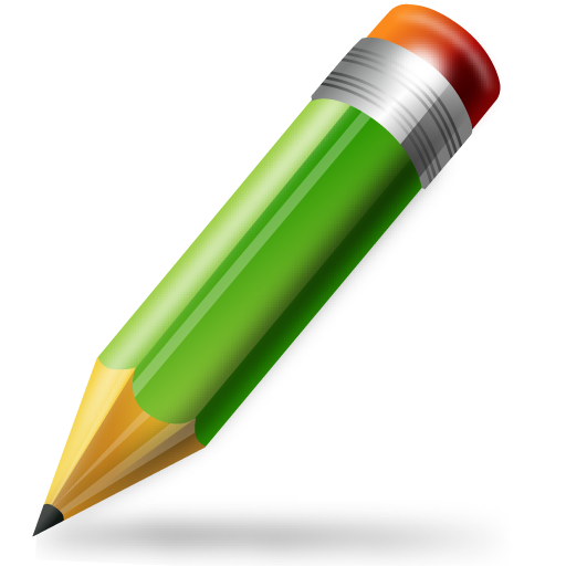 Green Pencil Icon PNG Image