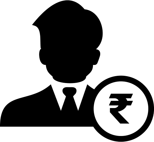 Business Man Investor Rupee PNG Image