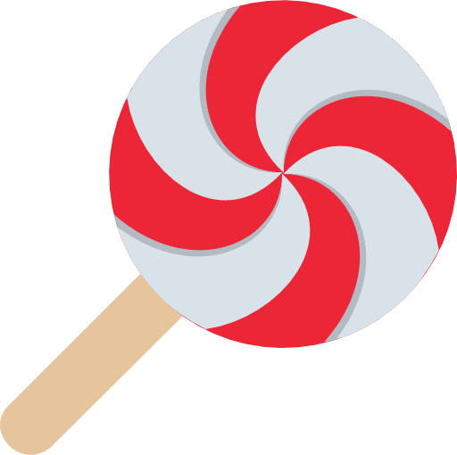 Christmas Candy Lollipop Color PNG Image