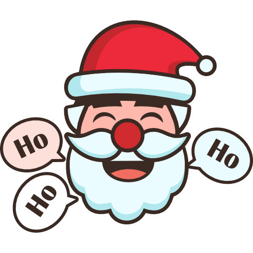 Santa Claus Laughing Ho Ho Ho PNG Image