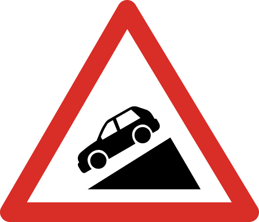 Slope Sign PNG Image