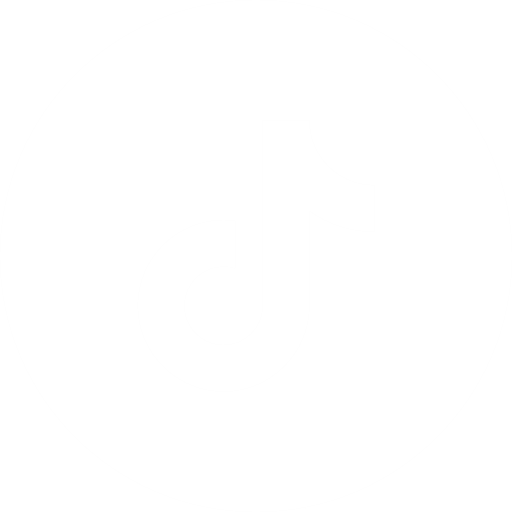 Tiktok Round White PNG Image