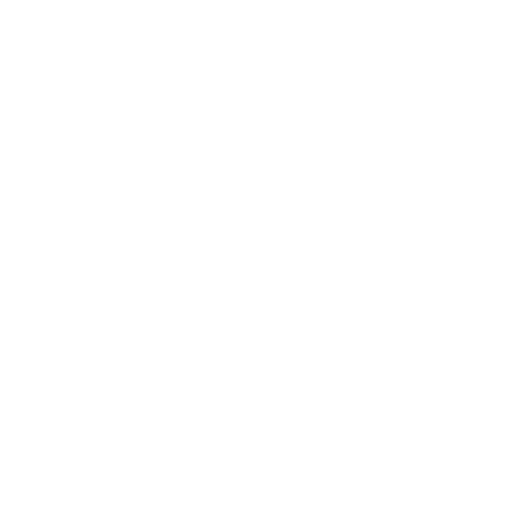 Linkedin App White PNG Image