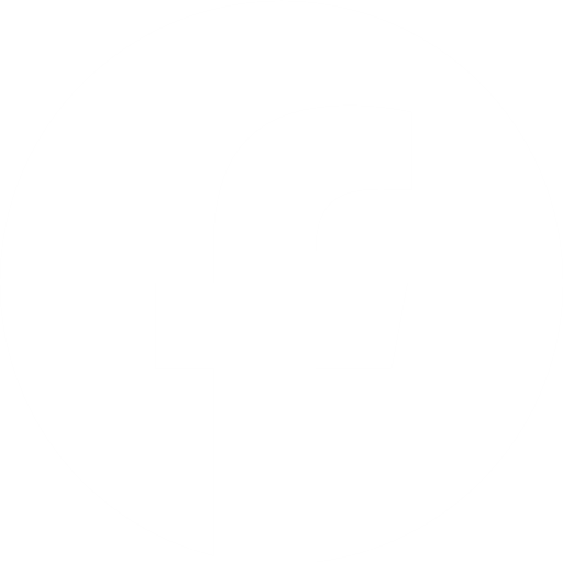 Facebook App Round White PNG Image
