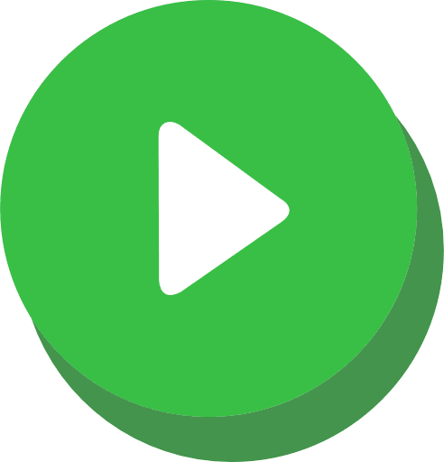 Green Play Button PNG Image