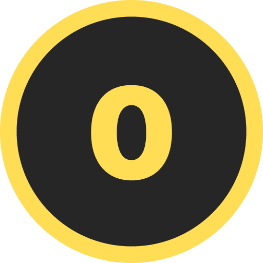 Number Zero Round PNG Image