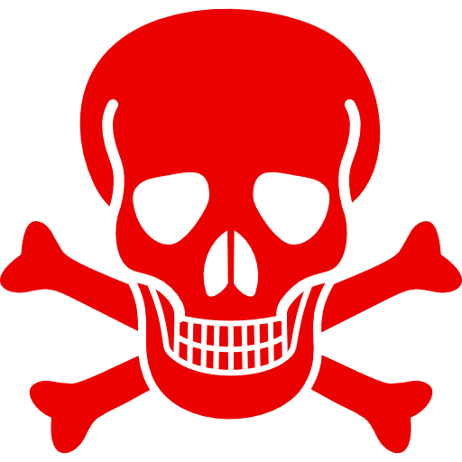 Skull Red PNG Image