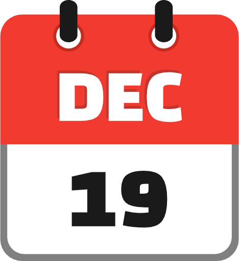 December 19 PNG Image