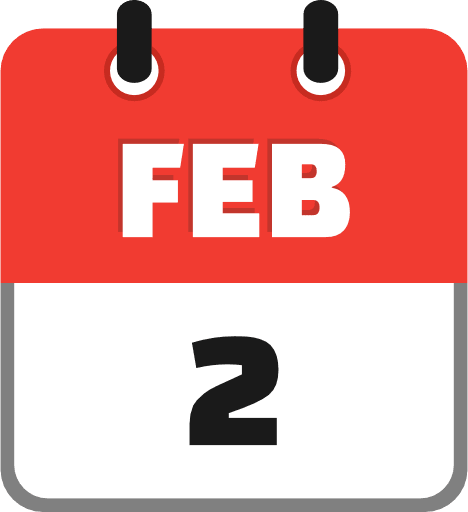February 2 PNG Image
