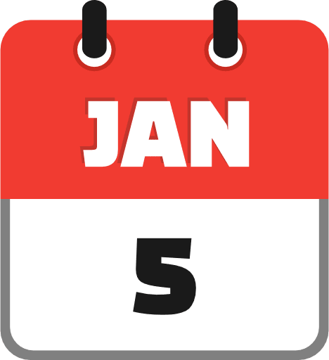 January 5 PNG Image