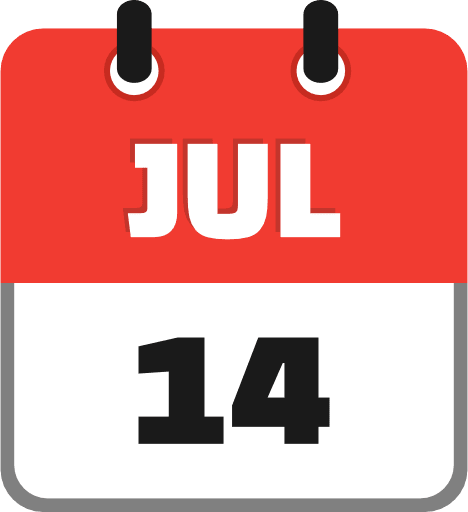 July 14 PNG Image