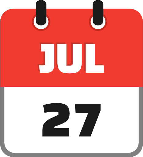 July 27 PNG Image