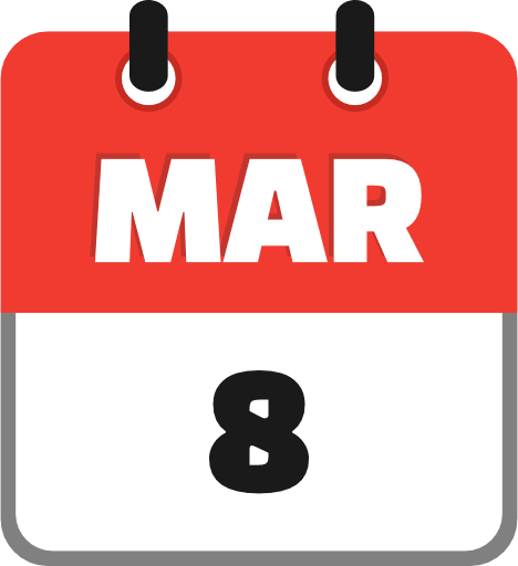 March 8 PNG Image