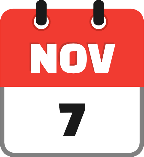 November 7 PNG Image