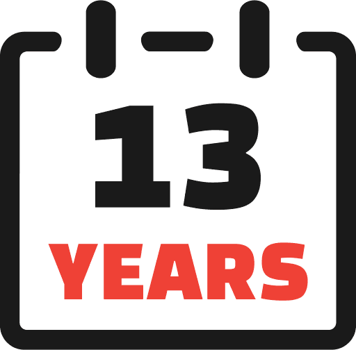 Thirteen Years PNG Image