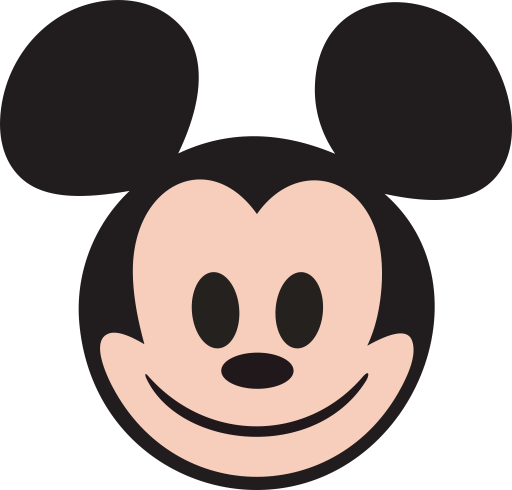 Mickey Mouse Emoji PNG Image