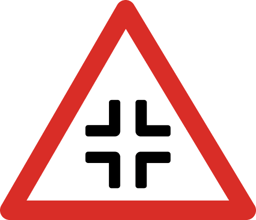 Intersection Sign PNG Image