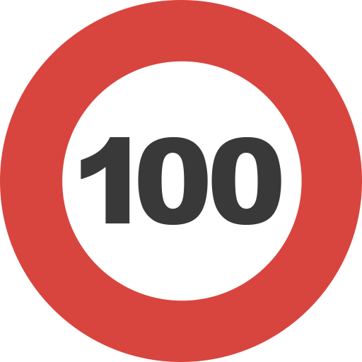 100 Percent PNG Image