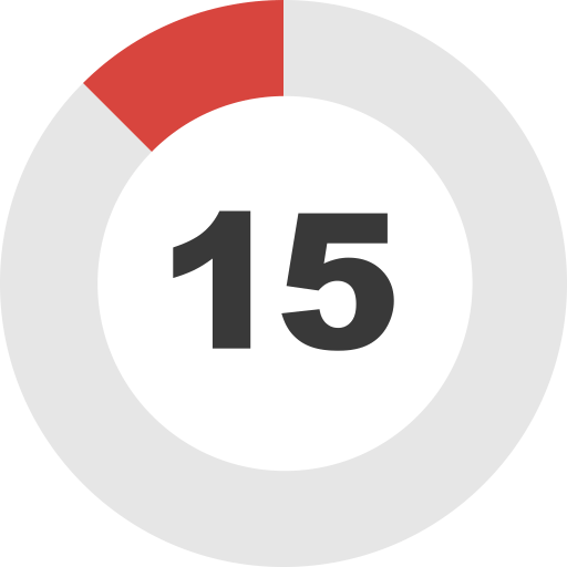 15 Percent PNG Image