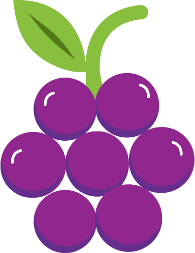 Purple Grapes PNG Image