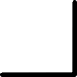 Arrow Thin Chevron Bottom Right Corner