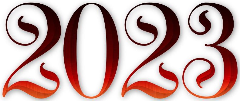 2023 Text Free Clipart HD PNG Image