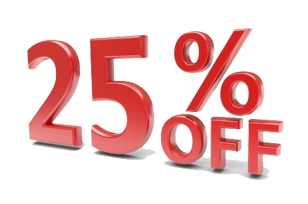 25 percent Off Png Image PNG Image