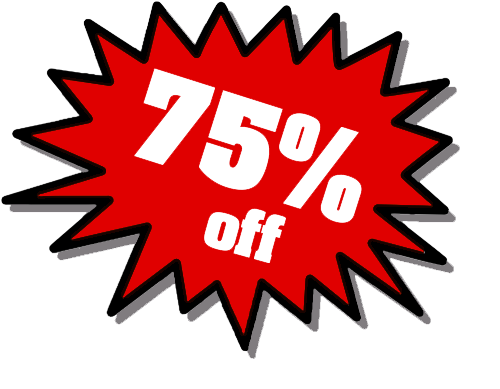 75 percent Off Png PNG Image