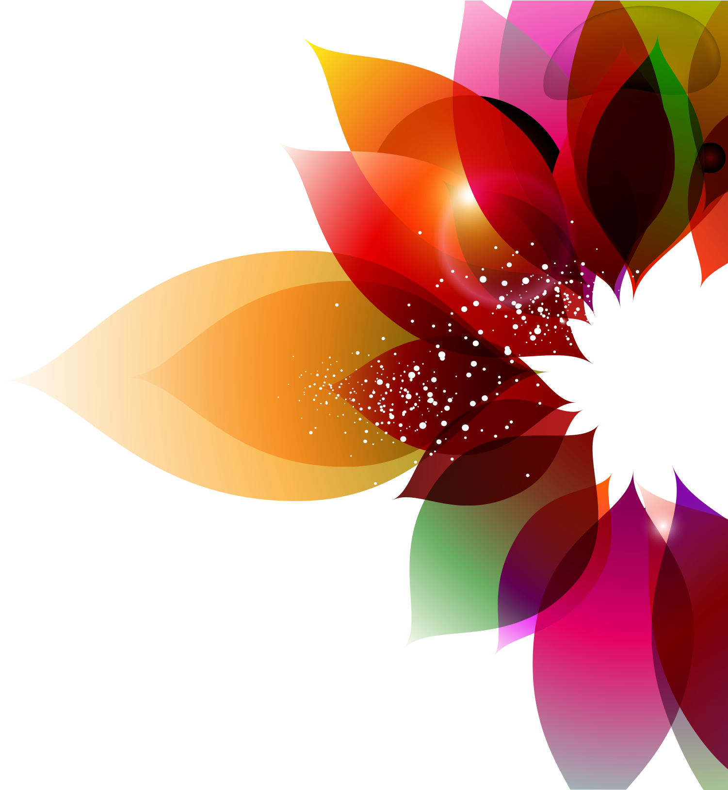 Abstract Flower Free HD Image PNG Image