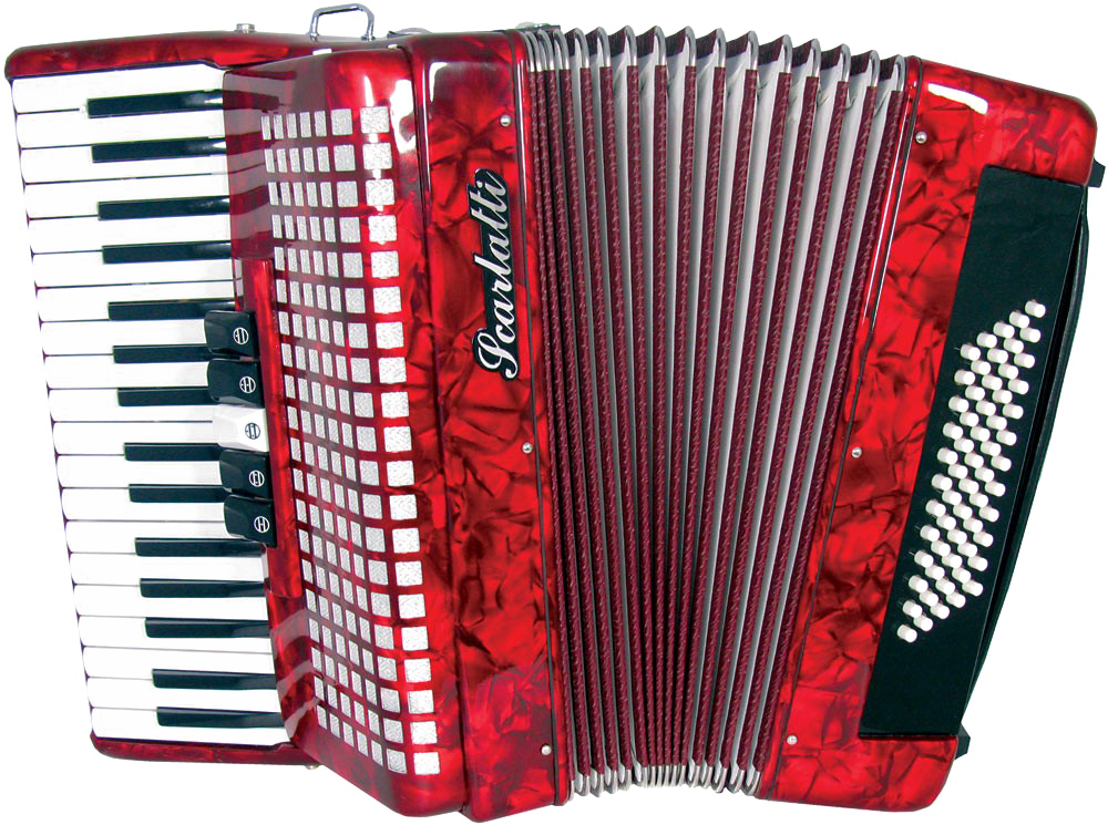 Red Accordion PNG Free Photo PNG Image