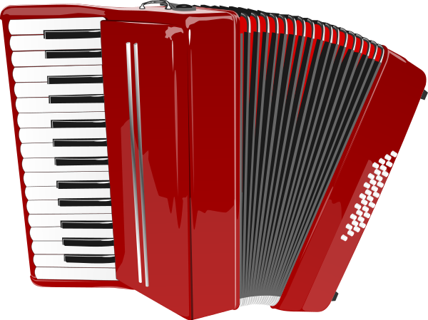 Vector Red Accordion Download HQ PNG Image
