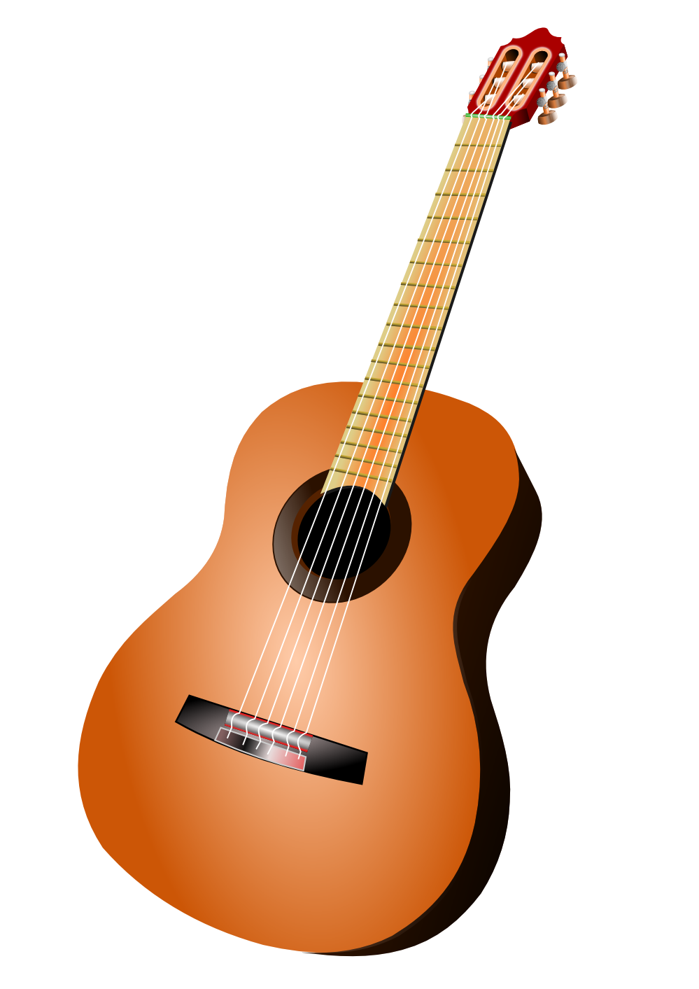 Guitar Acoustic Vector Music HD Image Free PNG Image