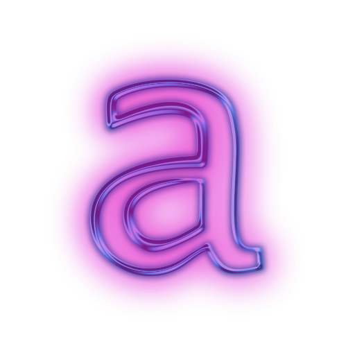 Alphabet Neon PNG Free Photo PNG Image