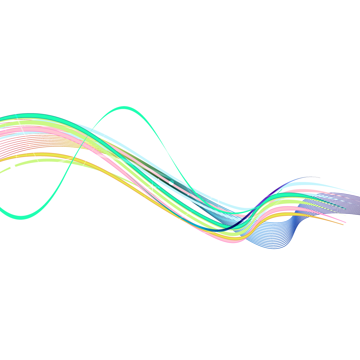 Download Color Rainbow Vector Lines Curve Png Download Free Hq Png